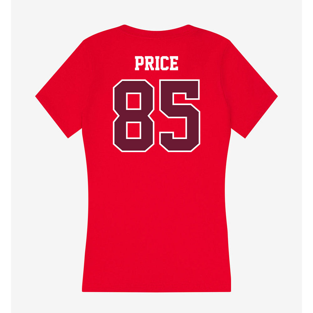 AAMU - NCAA Football : Donovan Price - Women's V-Neck T-Shirt-1