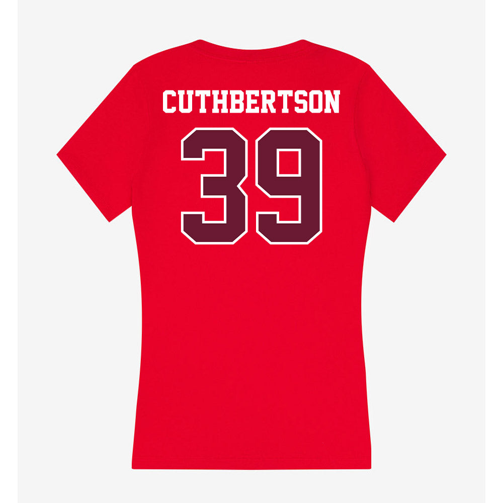 AAMU - NCAA Women's Soccer : Charlotte Cuthbertson - Women's V-Neck T-Shirt-1