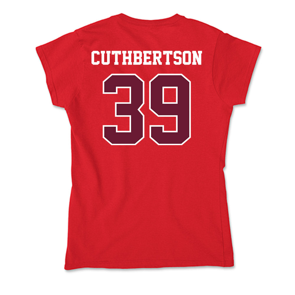 AAMU - NCAA Women's Soccer : Charlotte Cuthbertson - Soft Style Women’s T-Shirt-1