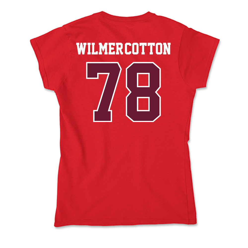 AAMU - NCAA Football : Jelani Wilmer-Cotton - Soft Style Women’s T-Shirt-1