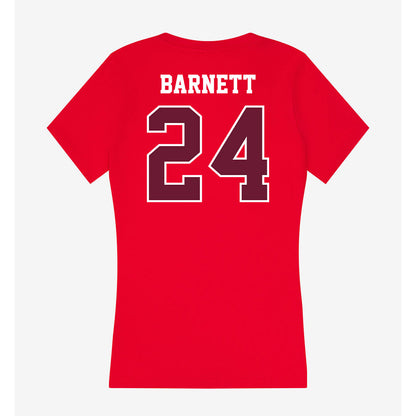 AAMU - NCAA Football : Javarion Barnett - Women's V-Neck T-Shirt-1