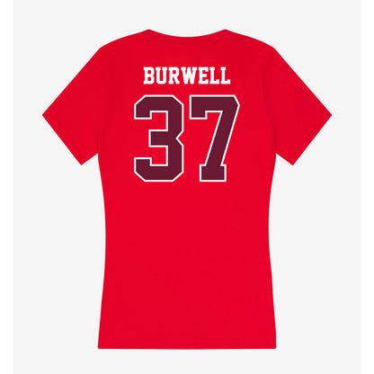AAMU - NCAA Football : Darius Burwell - Women's V-Neck T-Shirt-1
