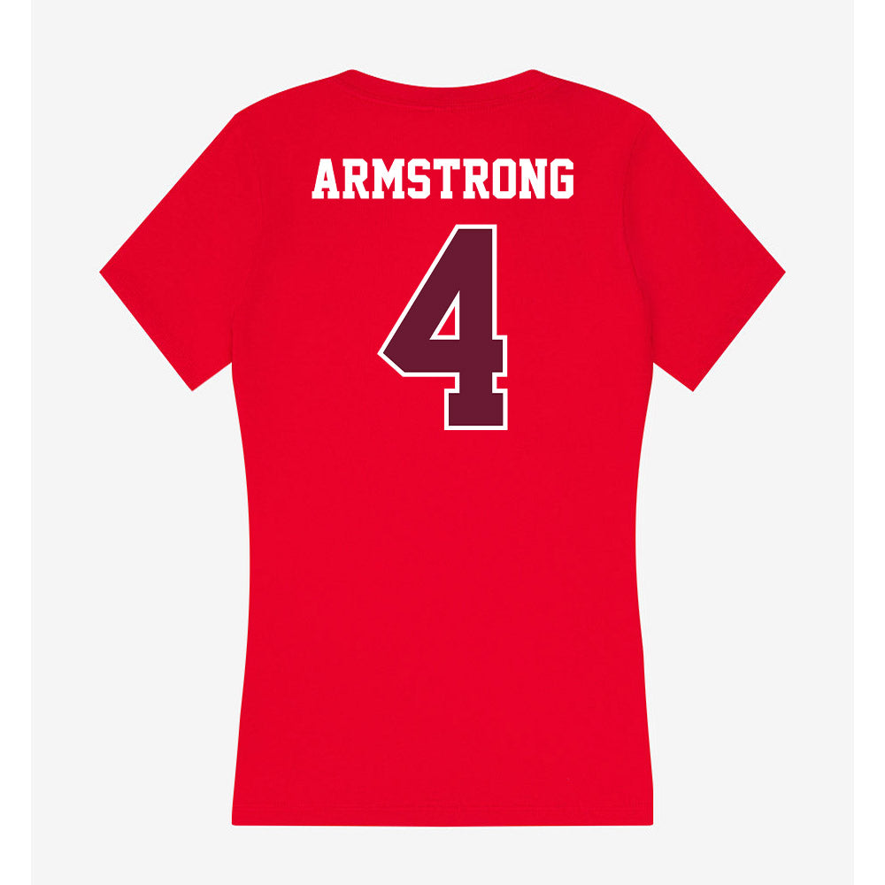 AAMU - NCAA Football : Mac Armstrong - Women's V-Neck T-Shirt-1