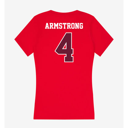 AAMU - NCAA Football : Mac Armstrong - Women's V-Neck T-Shirt-1