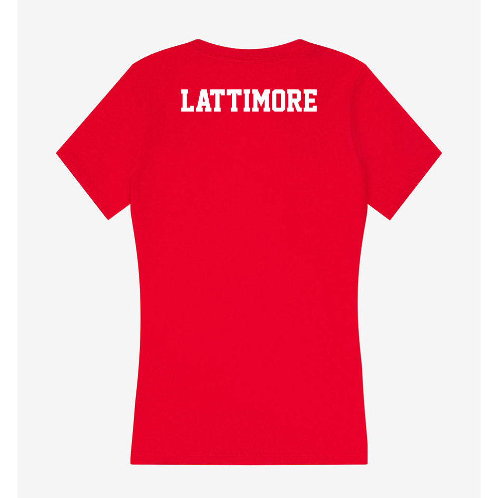 AAMU - NCAA Men's Track & Field : Sherman Lattimore - Women's V-Neck T-Shirt-1