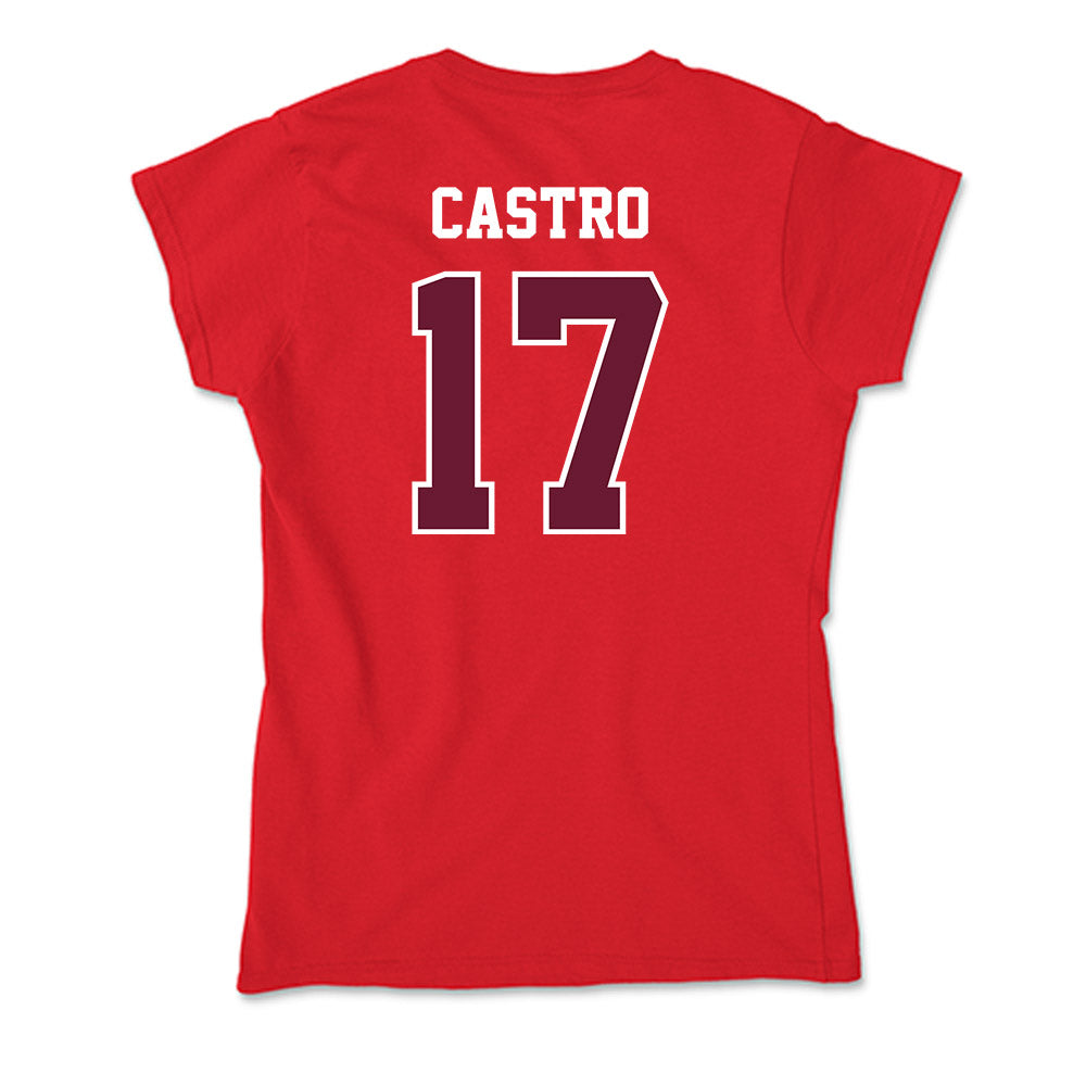 AAMU - NCAA Baseball : Isaac Castro - Soft Style Women’s T-Shirt-1