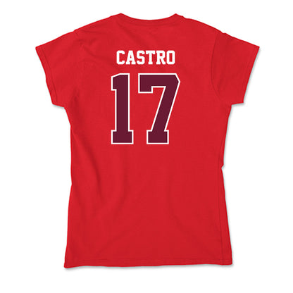 AAMU - NCAA Baseball : Isaac Castro - Soft Style Women’s T-Shirt-1