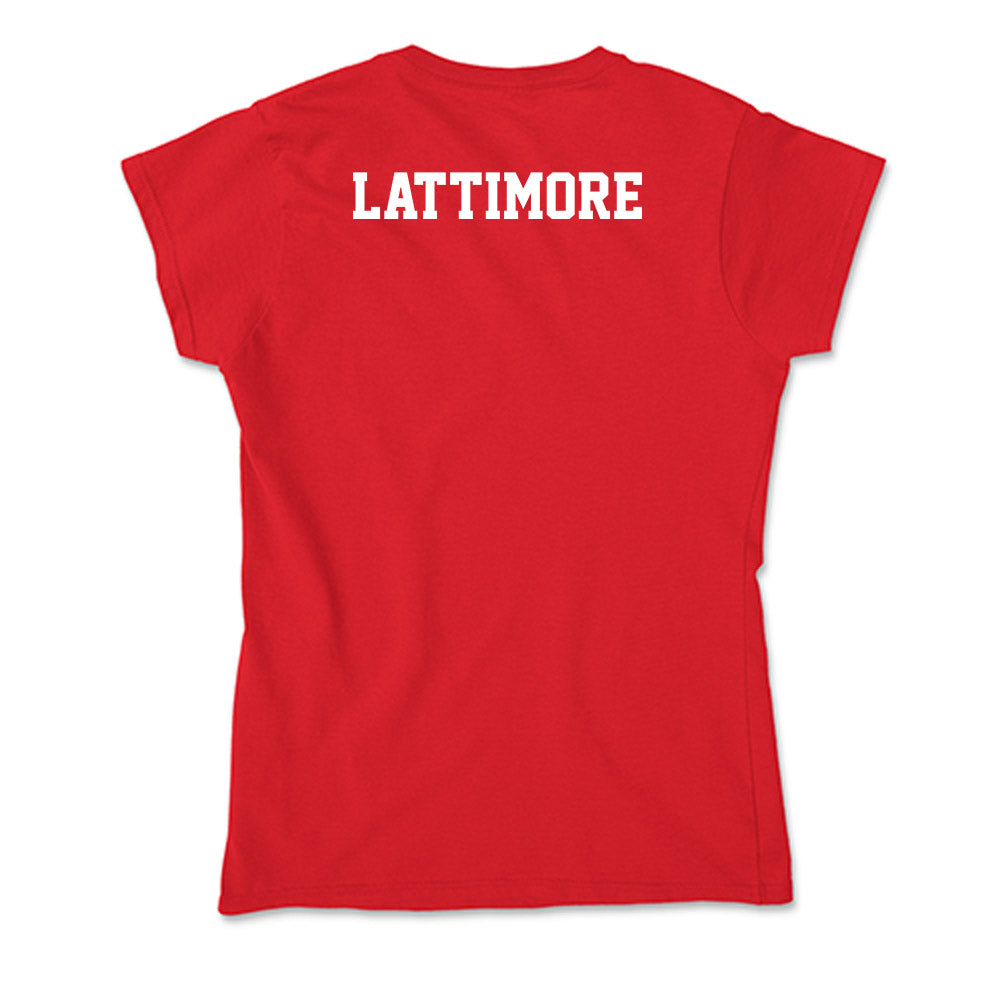 AAMU - NCAA Men's Track & Field : Sherman Lattimore - Soft Style Women’s T-Shirt-1