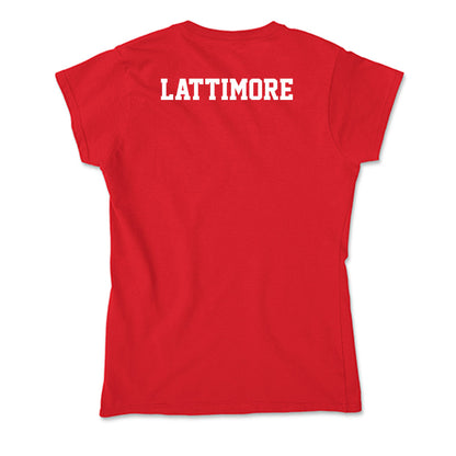 AAMU - NCAA Men's Track & Field : Sherman Lattimore - Soft Style Women’s T-Shirt-1