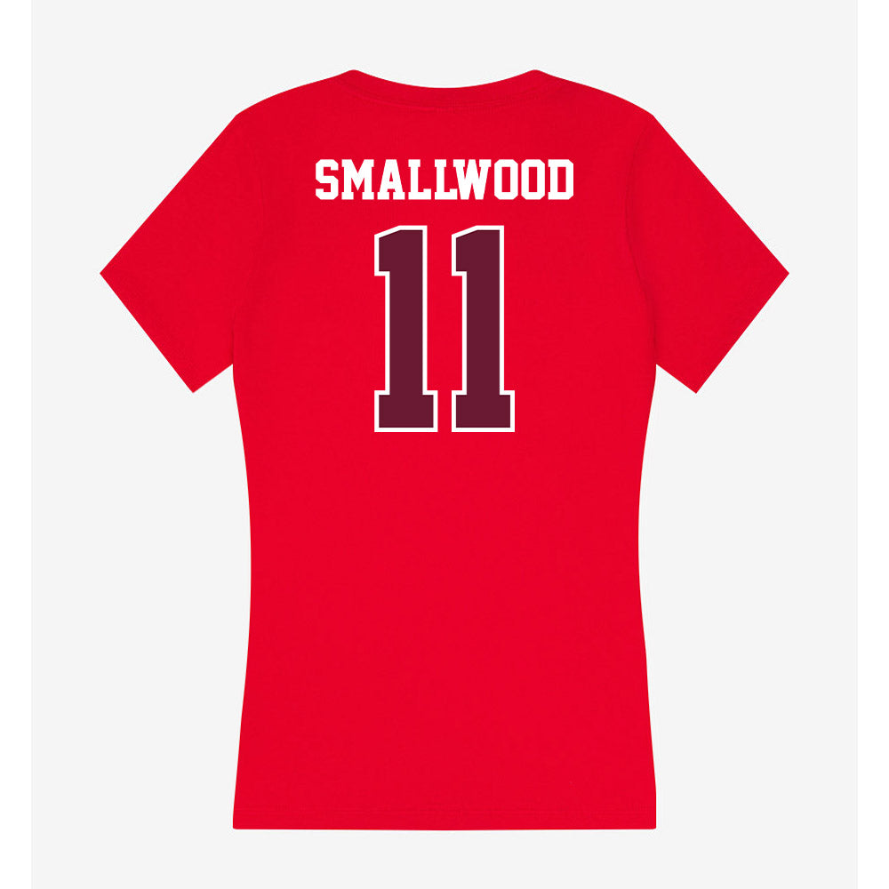 AAMU - NCAA Football : Wilburn Smallwood - Women's V-Neck T-Shirt-1