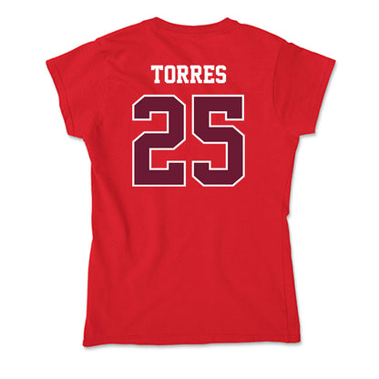 AAMU - NCAA Baseball : Antonio Torres - Soft Style Women’s T-Shirt-1