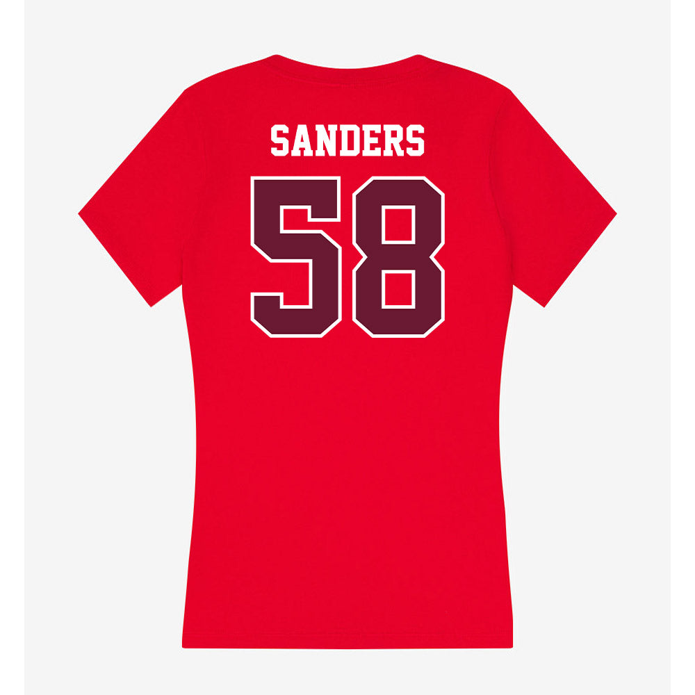 AAMU - NCAA Football : Trey Sanders - Women's V-Neck T-Shirt-1
