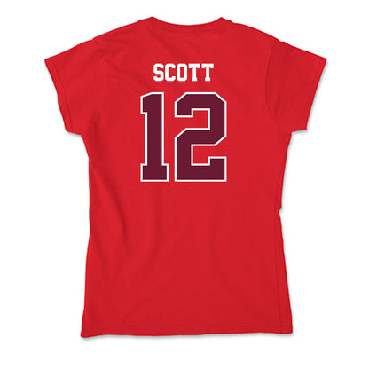 AAMU - NCAA Women's Volleyball : Keyara Scott - Soft Style Women’s T-Shirt-1