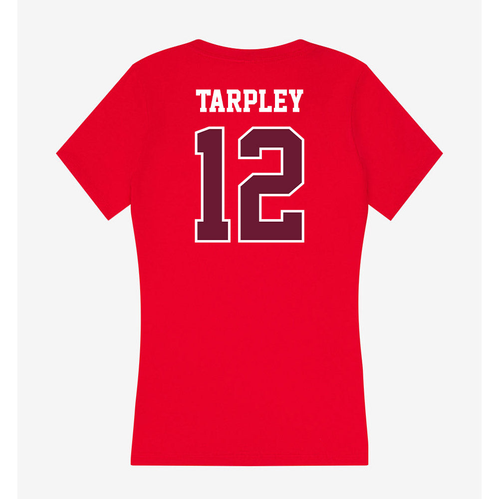AAMU - NCAA Baseball : William Tarpley - Women's V-Neck T-Shirt-1