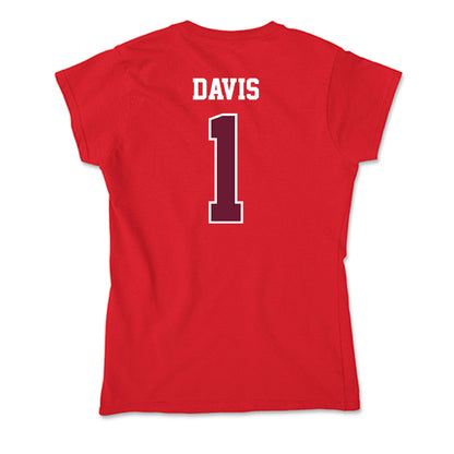 AAMU - NCAA Men's Basketball : Koron Davis - Soft Style Women’s T-Shirt-1