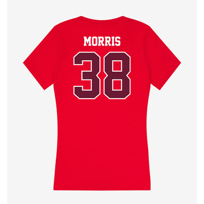 AAMU - NCAA Baseball : Charles Morris - Women's V-Neck T-Shirt-1