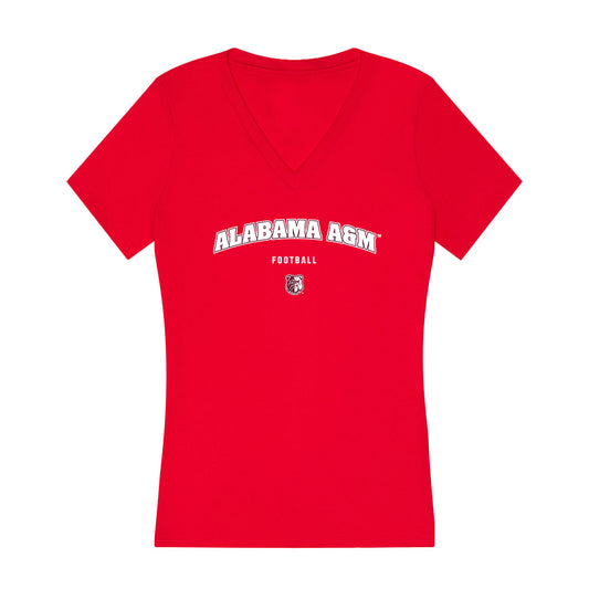 AAMU - NCAA Football : Jaylin Cooke - Women's V-Neck T-Shirt-0
