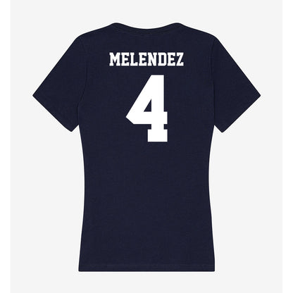 Jackson State - NCAA Baseball : Diego Melendez - Women's V-Neck T-Shirt-1