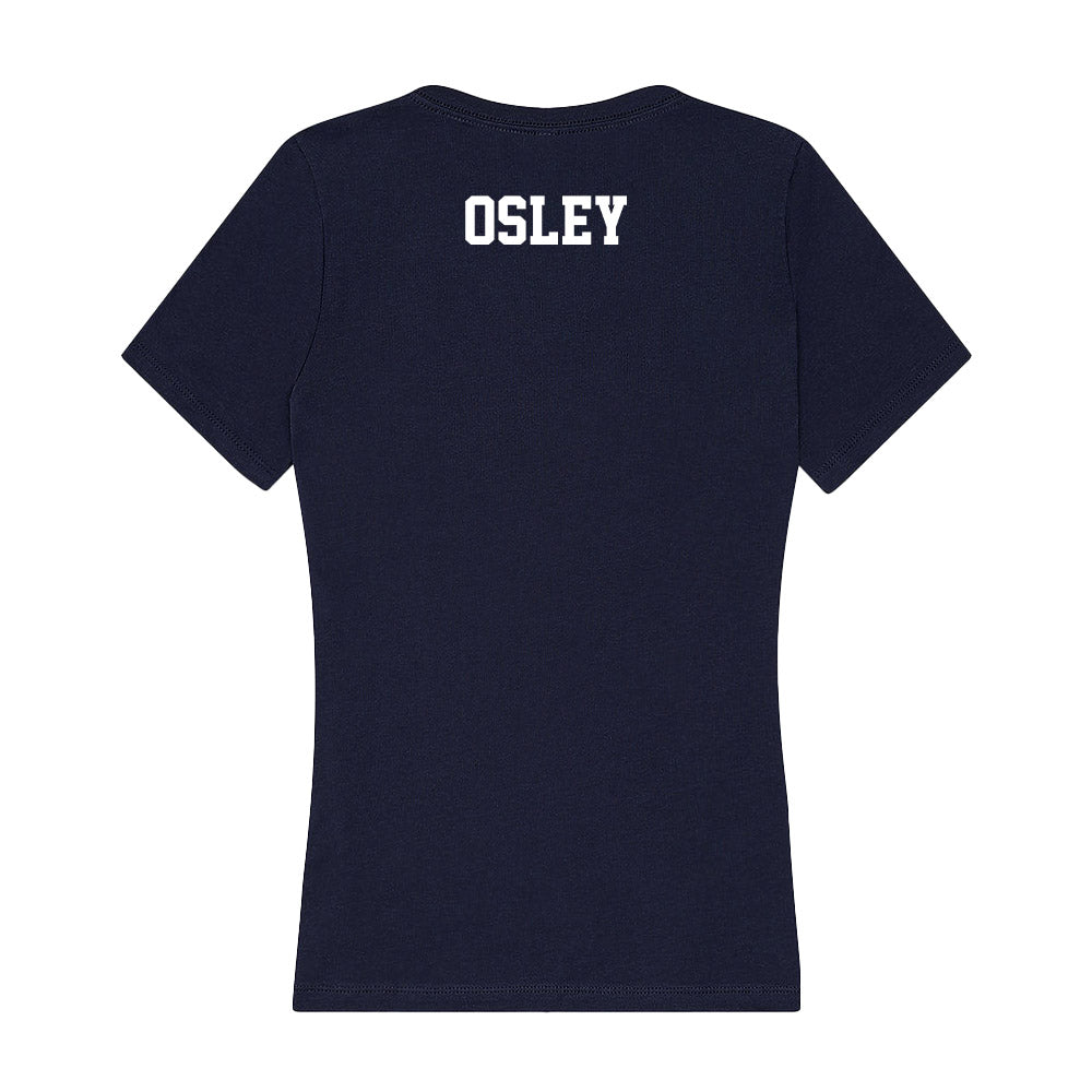 Jackson State - NCAA Women's Track & Field : Tramani Osley - Women's V-Neck T-Shirt-1