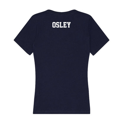 Jackson State - NCAA Women's Track & Field : Tramani Osley - Women's V-Neck T-Shirt-1
