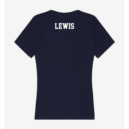 Jackson State - NCAA Men's Track & Field : Korbin Lewis - Women's V-Neck T-Shirt-1