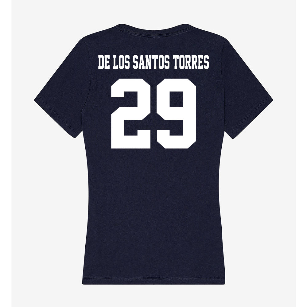 Jackson State - NCAA Baseball : Kevin De Los Santos Torres - Women's V-Neck T-Shirt-1