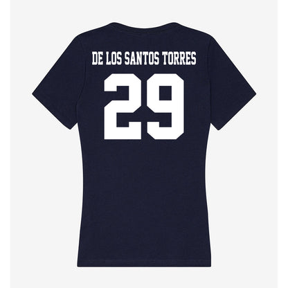Jackson State - NCAA Baseball : Kevin De Los Santos Torres - Women's V-Neck T-Shirt-1