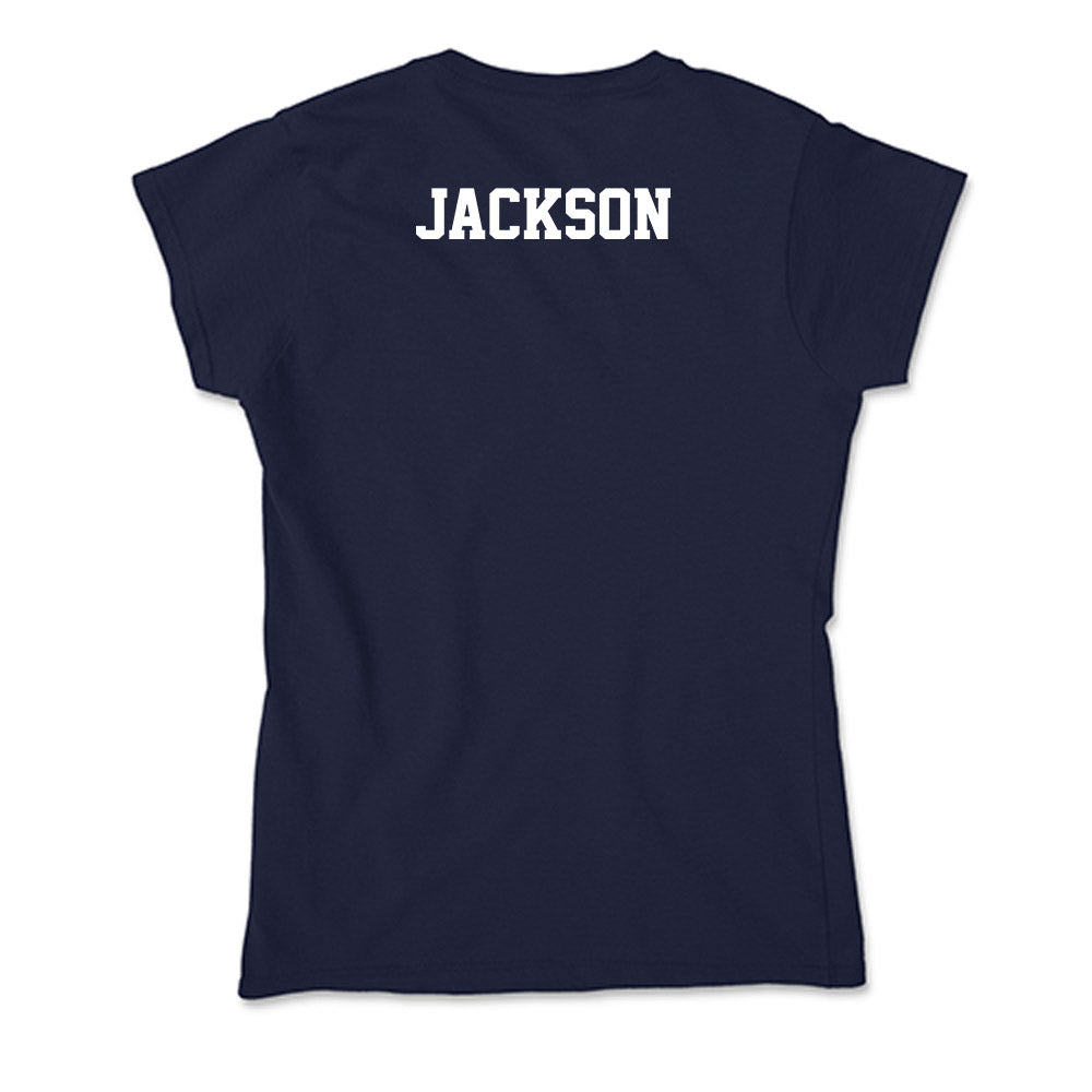 Jackson State - NCAA Men's Track & Field : Jyquan Jackson - Soft Style Women’s T-Shirt-1