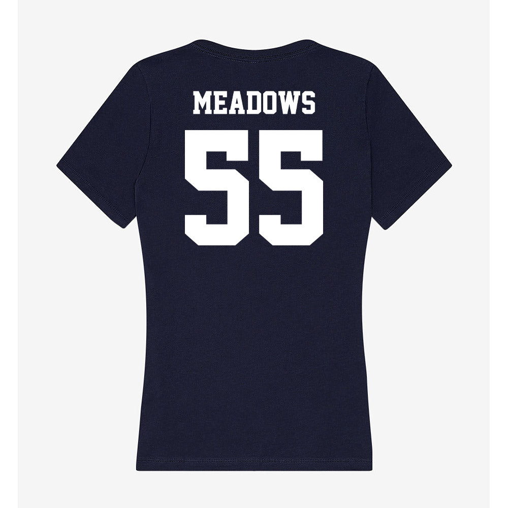 Jackson State - NCAA Football : Ace Meadows - Women's V-Neck T-Shirt-1