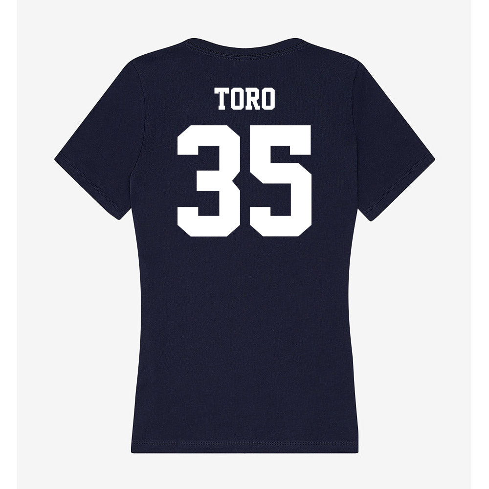 Jackson State - NCAA Baseball : Manuel Toro - Women's V-Neck T-Shirt-1