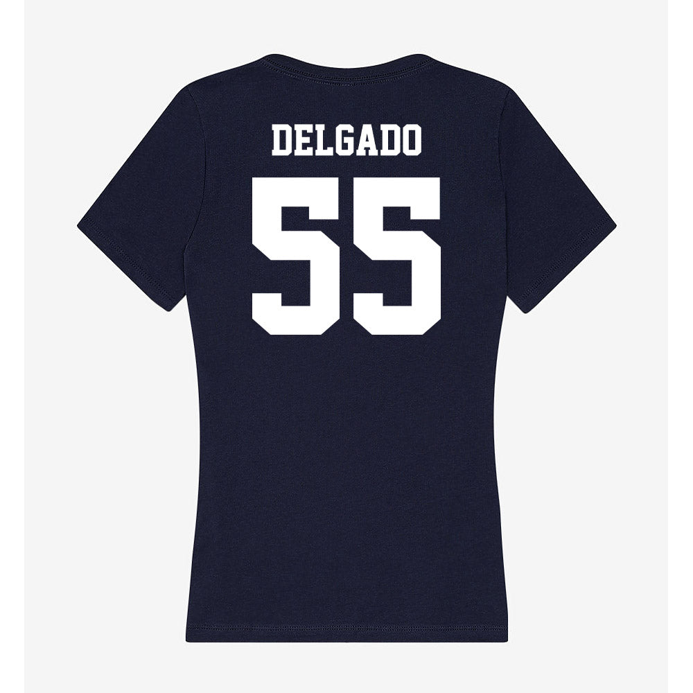 Jackson State - NCAA Baseball : Christian Delgado - Women's V-Neck T-Shirt-1
