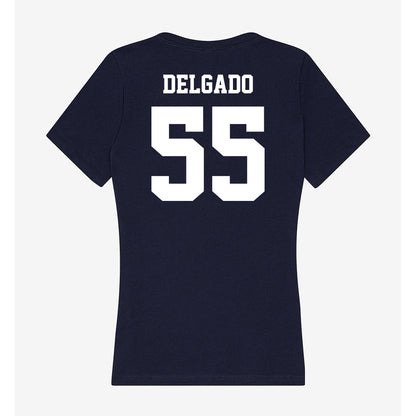 Jackson State - NCAA Baseball : Christian Delgado - Women's V-Neck T-Shirt-1