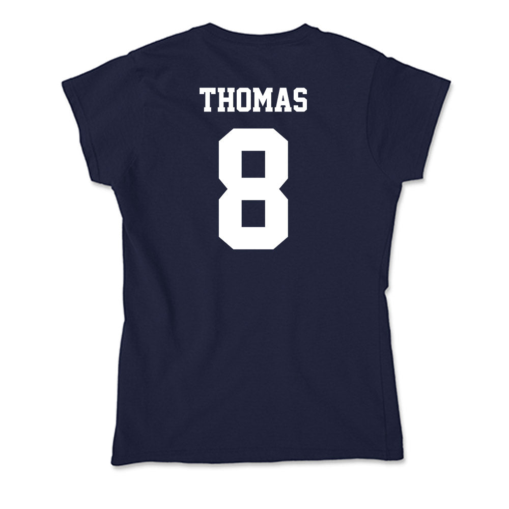 Jackson State - NCAA Men's Basketball : Dionjahe Thomas - Soft Style Women’s T-Shirt-1