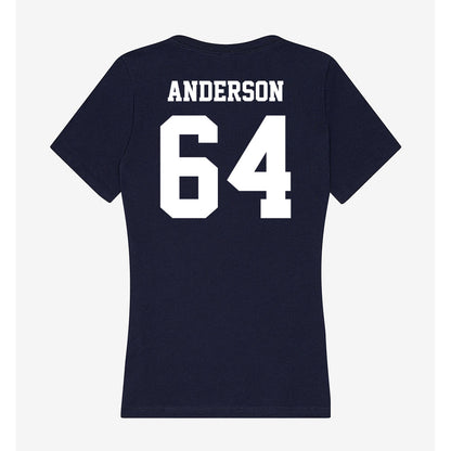 Jackson State - NCAA Football : Ryan Anderson - Women's V-Neck T-Shirt-1