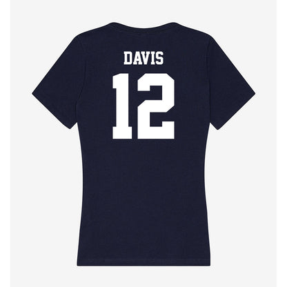 Jackson State - NCAA Baseball : Talmadge Davis - Women's V-Neck T-Shirt-1