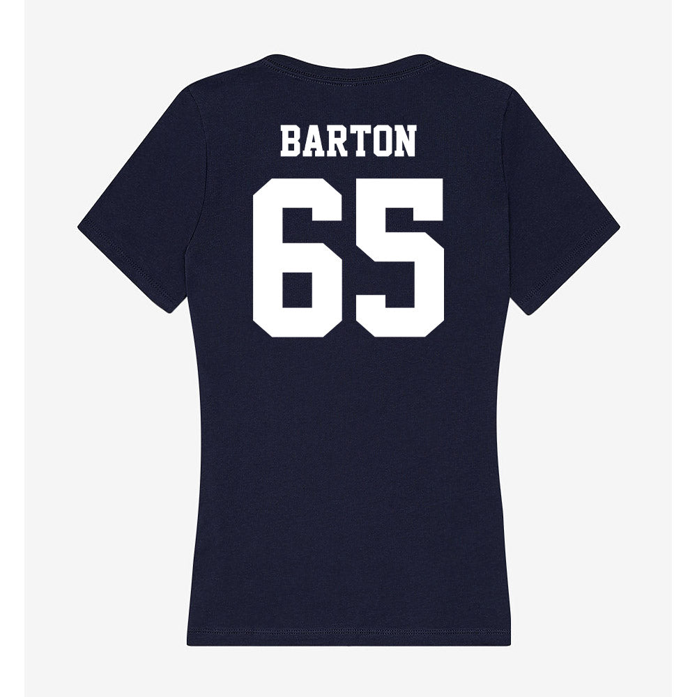 Jackson State - NCAA Football : Mason Barton - Women's V-Neck T-Shirt-1