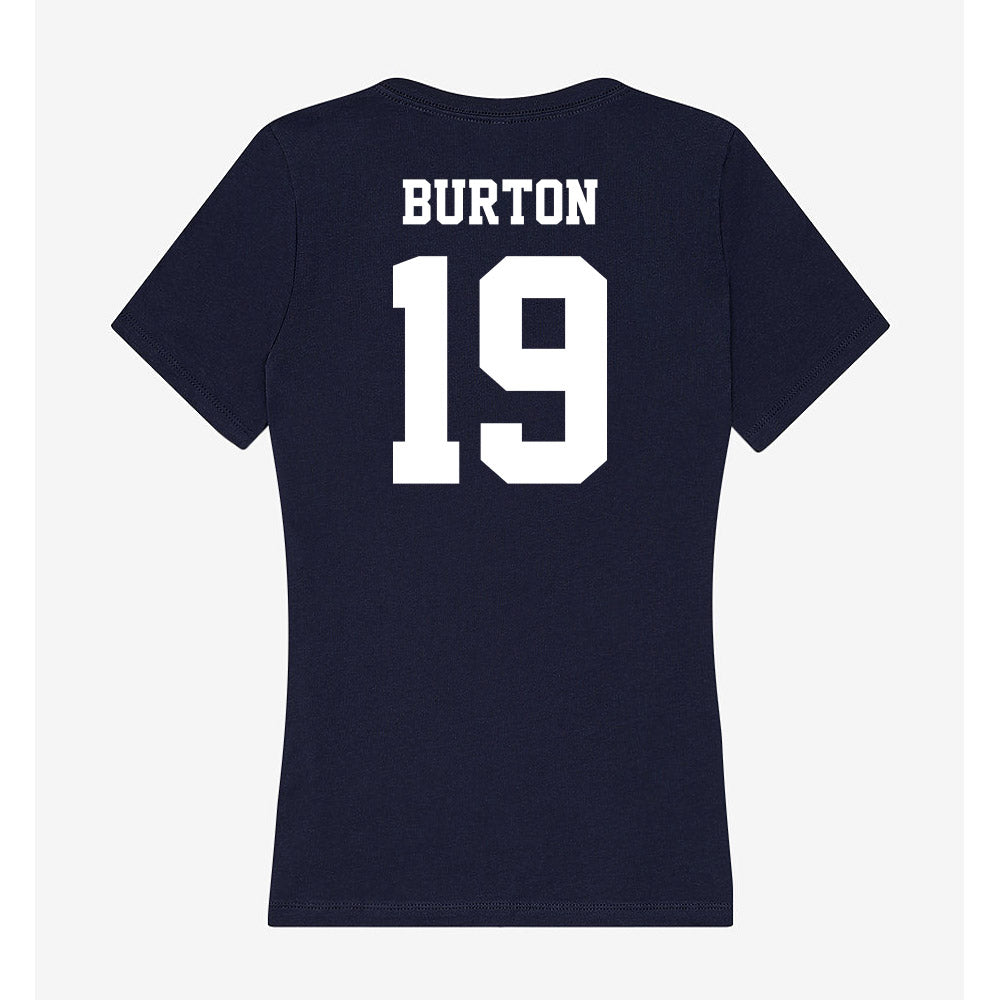 Jackson State - NCAA Baseball : Trae Burton - Women's V-Neck T-Shirt-1