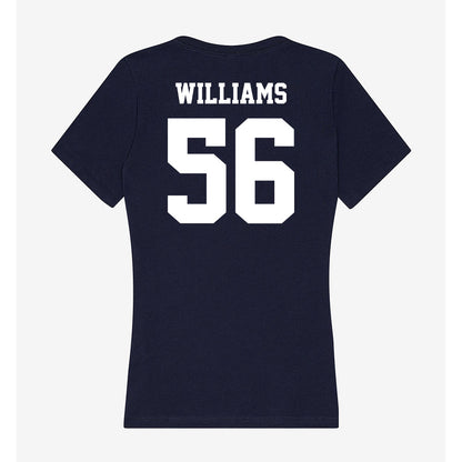 Jackson State - NCAA Football : Brian Williams - Women's V-Neck T-Shirt-1