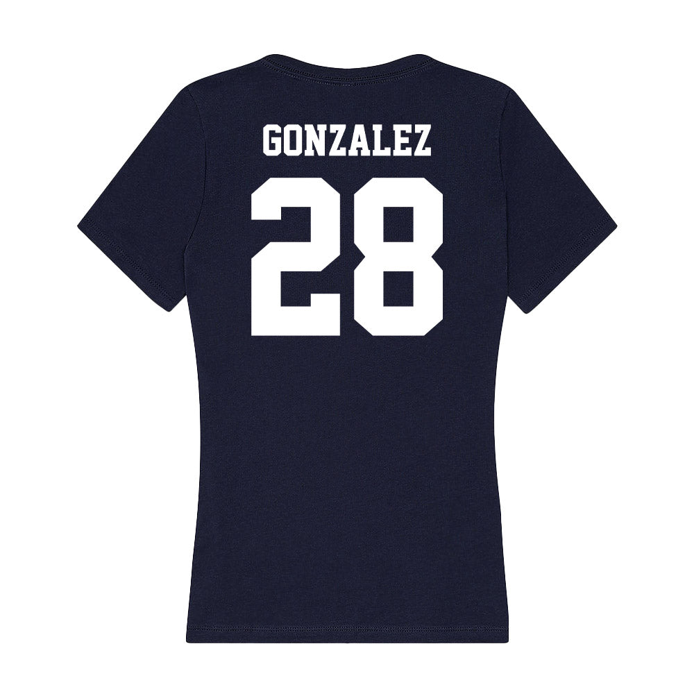 Jackson State - NCAA Baseball : Erick E Gonzalez - Women's V-Neck T-Shirt-1