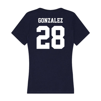 Jackson State - NCAA Baseball : Erick E Gonzalez - Women's V-Neck T-Shirt-1
