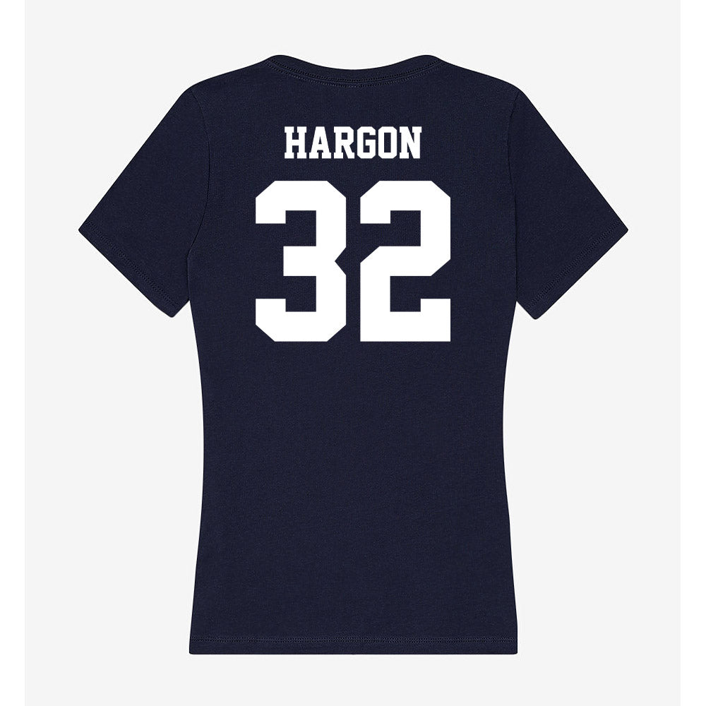 Jackson State - NCAA Football : Jcori Hargon - Women's V-Neck T-Shirt-1