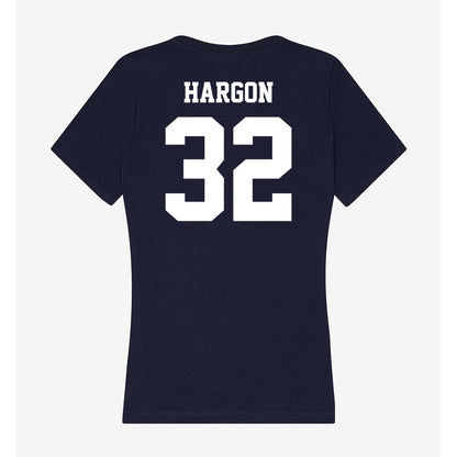 Jackson State - NCAA Football : Jcori Hargon - Women's V-Neck T-Shirt-1
