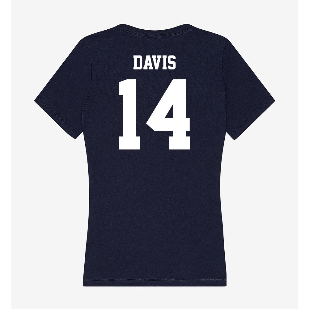 Jackson State - NCAA Women's Volleyball : Ryleigh Davis - Women's V-Neck T-Shirt-1