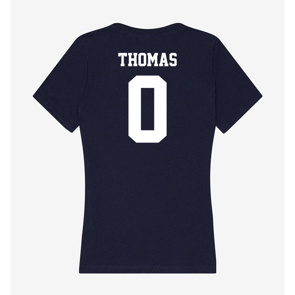 Jackson State - NCAA Cheerleading : Jimisha Thomas - Women's V-Neck T-Shirt-1