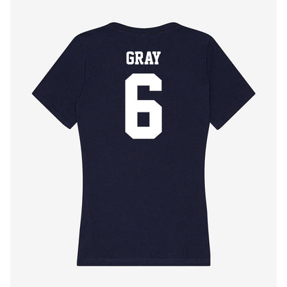 Jackson State - NCAA Baseball : Trey Gray - Women's V-Neck T-Shirt-1