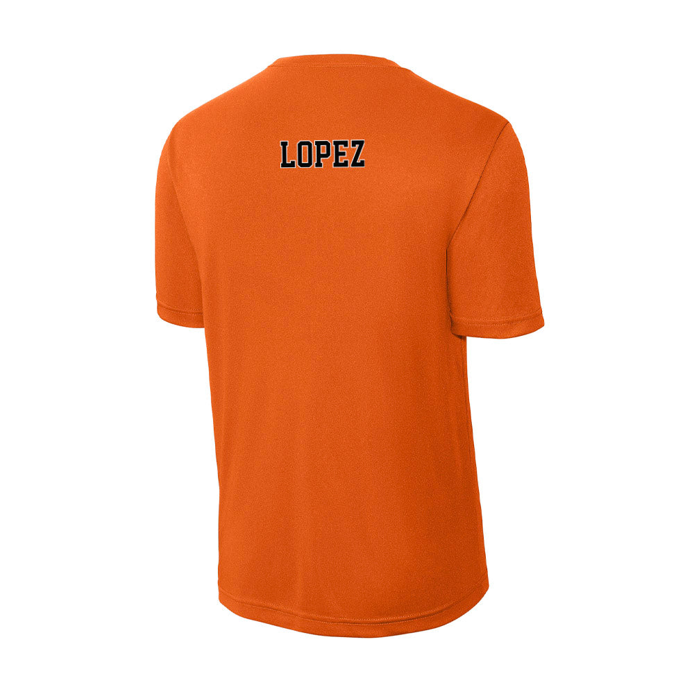 Pacific - NCAA Women's Track & Field : Alondra Lopez - Activewear T-Shirt-1