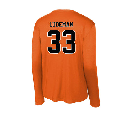 Pacific - NCAA Baseball : Matt Ludeman - Activewear Long Sleeve T-Shirt-1