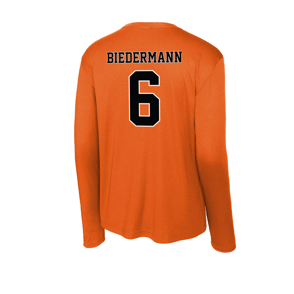 Pacific - NCAA Men's Water Polo : Brody Biedermann - Activewear Long Sleeve T-Shirt-1