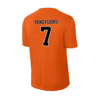 Pacific - NCAA Men's Soccer : Josephat Yangyuoru - Activewear T-Shirt-1