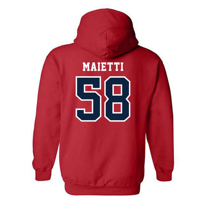 Stony Brook - NCAA Football : Matt Maietti - Classic Shersey Hooded Sweatshirt-1